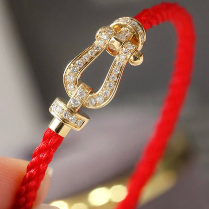 [Windsor Jewelry]FORCE LARGE HORSESHOE FULL DIAMOND BRACELET GOLD