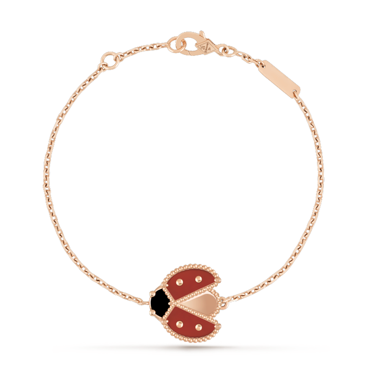 [Windsor Jewelry]LUCKY SPRING 1 MOTIF PINK GOLD BRACELET