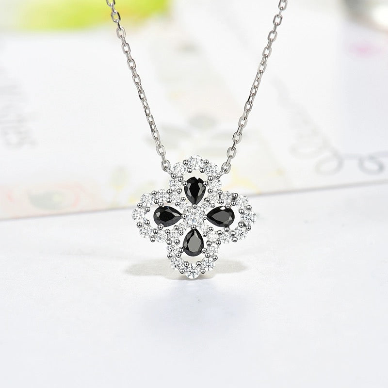 [Windsor Jewelry]LOOP NECKLACE FULL MOTIF DIAMOND 16MM MULTIPLE COLORS