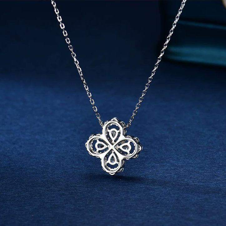 [Windsor Jewelry]LOOP NECKLACE FULL MOTIF DIAMOND 16MM MULTIPLE COLORS