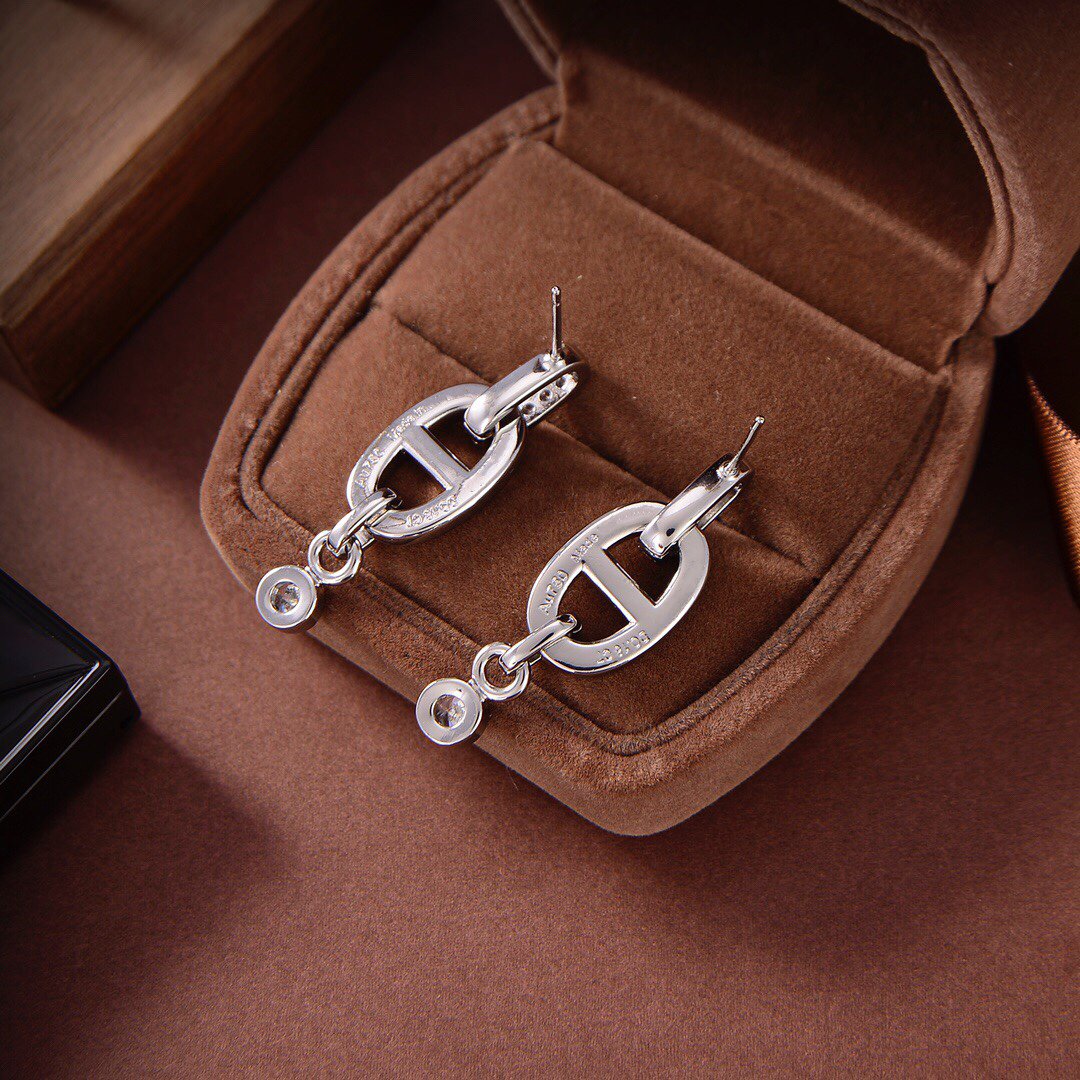 [Windsor Jewelry]HM CHAINE DIAMOND EARRINGS