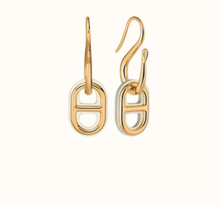 [Windsor Jewelry]HM O'MAILLON GOLD EARRINGS