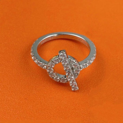 [Windsor Jewelry]ECHAPPEE RING SILVER DIAMOND