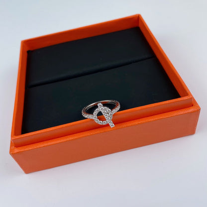 [Windsor Jewelry]ECHAPPEE RING SILVER DIAMOND