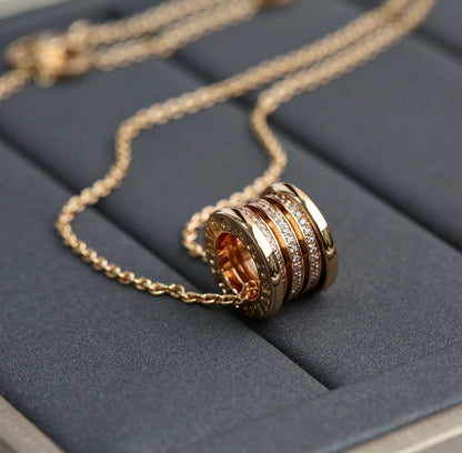 [Windsor Jewelry]ZERO 1 PINK GOLD DIAMOND NECKLACE