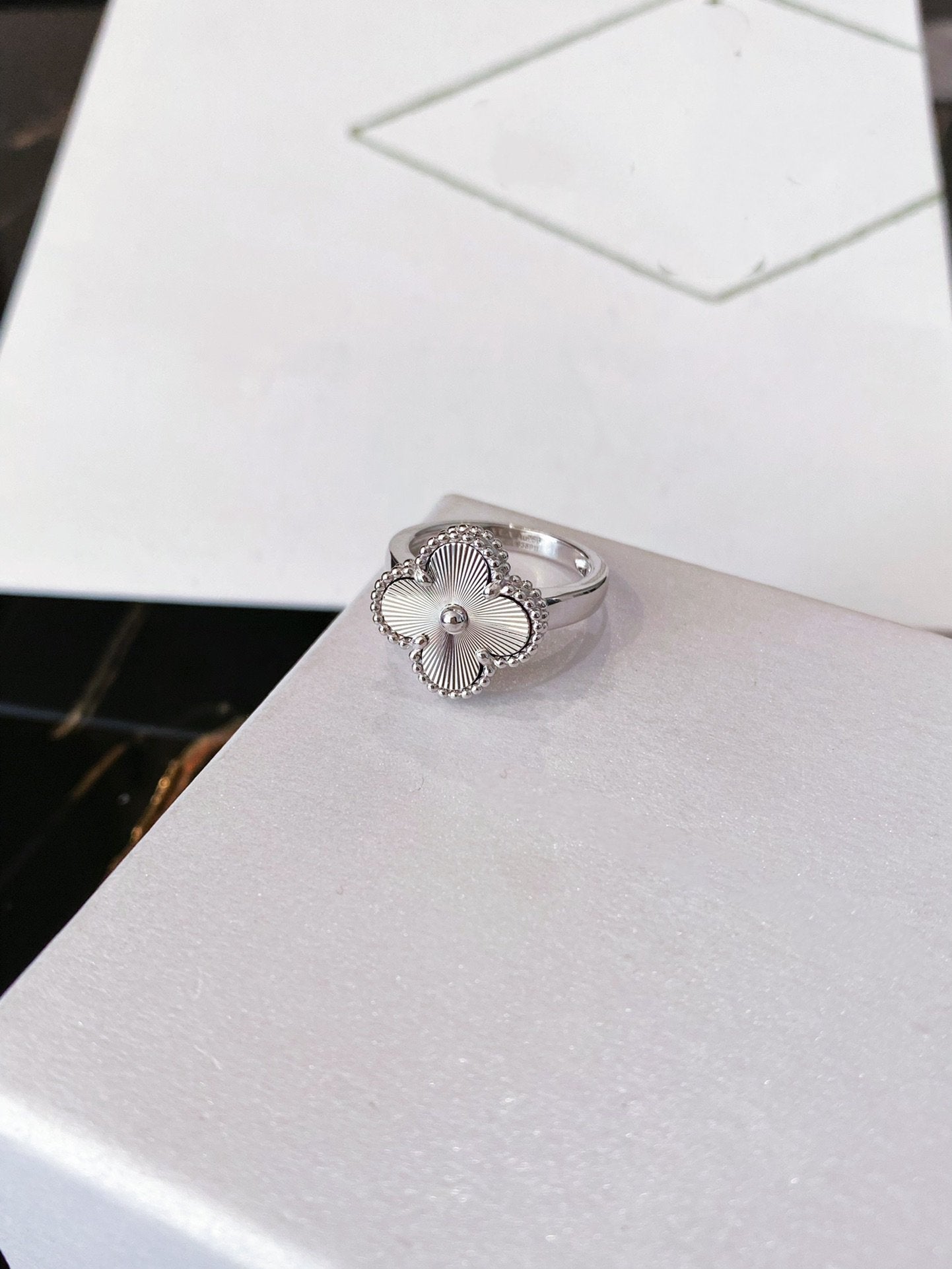 [Windsor Jewelry]CLOVER SILVER RING