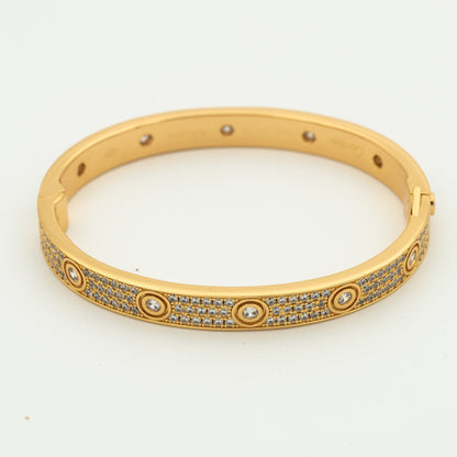 [Windsor Jewelry]LOVE BRACELET 6.1MM DIAMOND-PAVED 10 BIG DIAMONDS