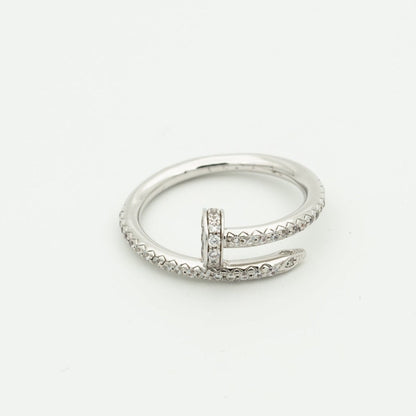 [Windsor Jewelry]JUSTE RING 1.8MM SILVER DIAMONDS