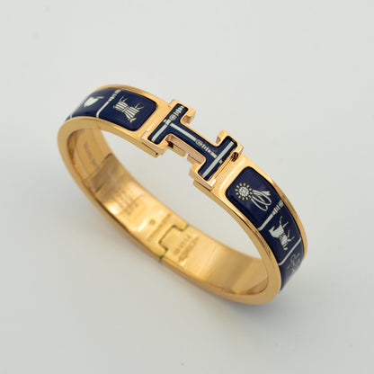 [Windsor Jewelry]H BRACELET BLUE CERAMIC