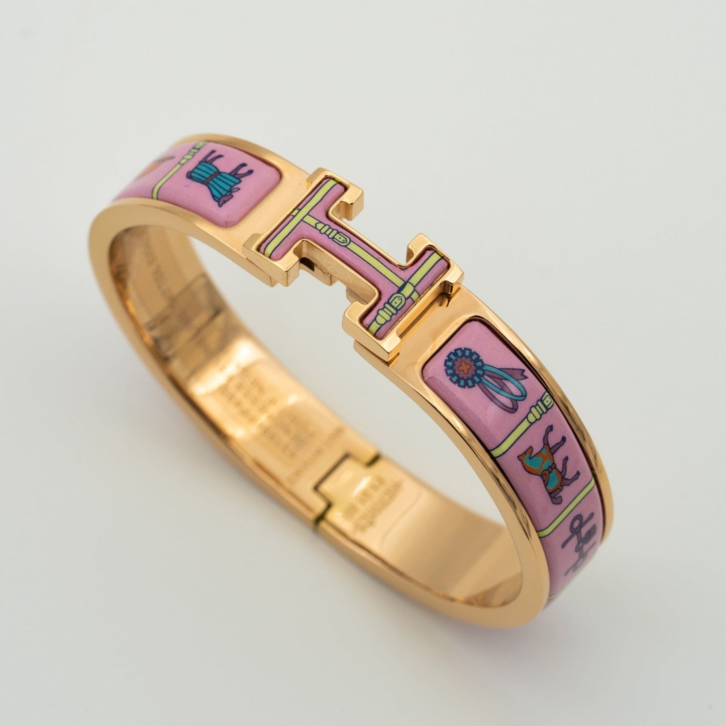 [Windsor Jewelry]H PINK GOLD BRACELET PINK CERAMIC