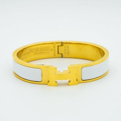 [Windsor Jewelry]H WHITE BRACELET
