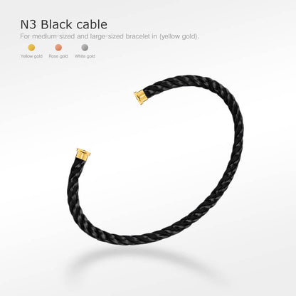 [Windsor Jewelry]FORCE SERIES BRACELET CABLES 50 CHOICES (DIY SELECTION)