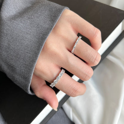 [Windsor Jewelry]Eternity Round Cut Tennis Ring