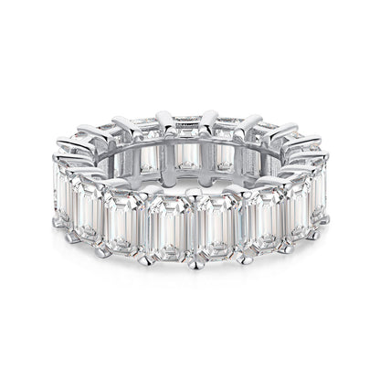 [Windsor Jewelry]0.75 Carat Elegant Emerald Cut Tennis Ring
