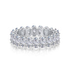 [Tonmkive Jewelry]Ornate Oval Cut Tennis Ring