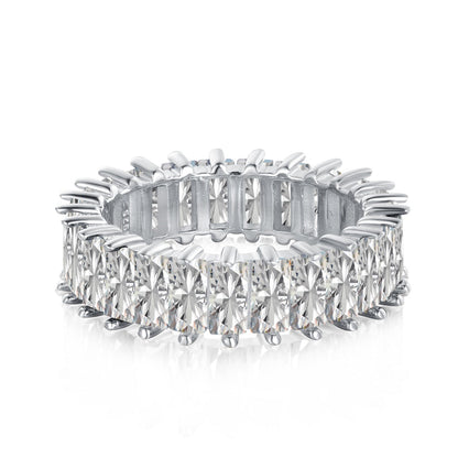 [Windsor Jewelry]Unique Colorful Radiant Cut RIng