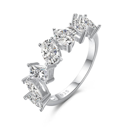 [Windsor Jewelry]Delicate Multi Cut Ring