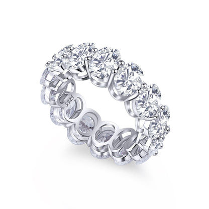[Windsor Jewelry]Dainty Elongated Cushion Cut Tennis Ring