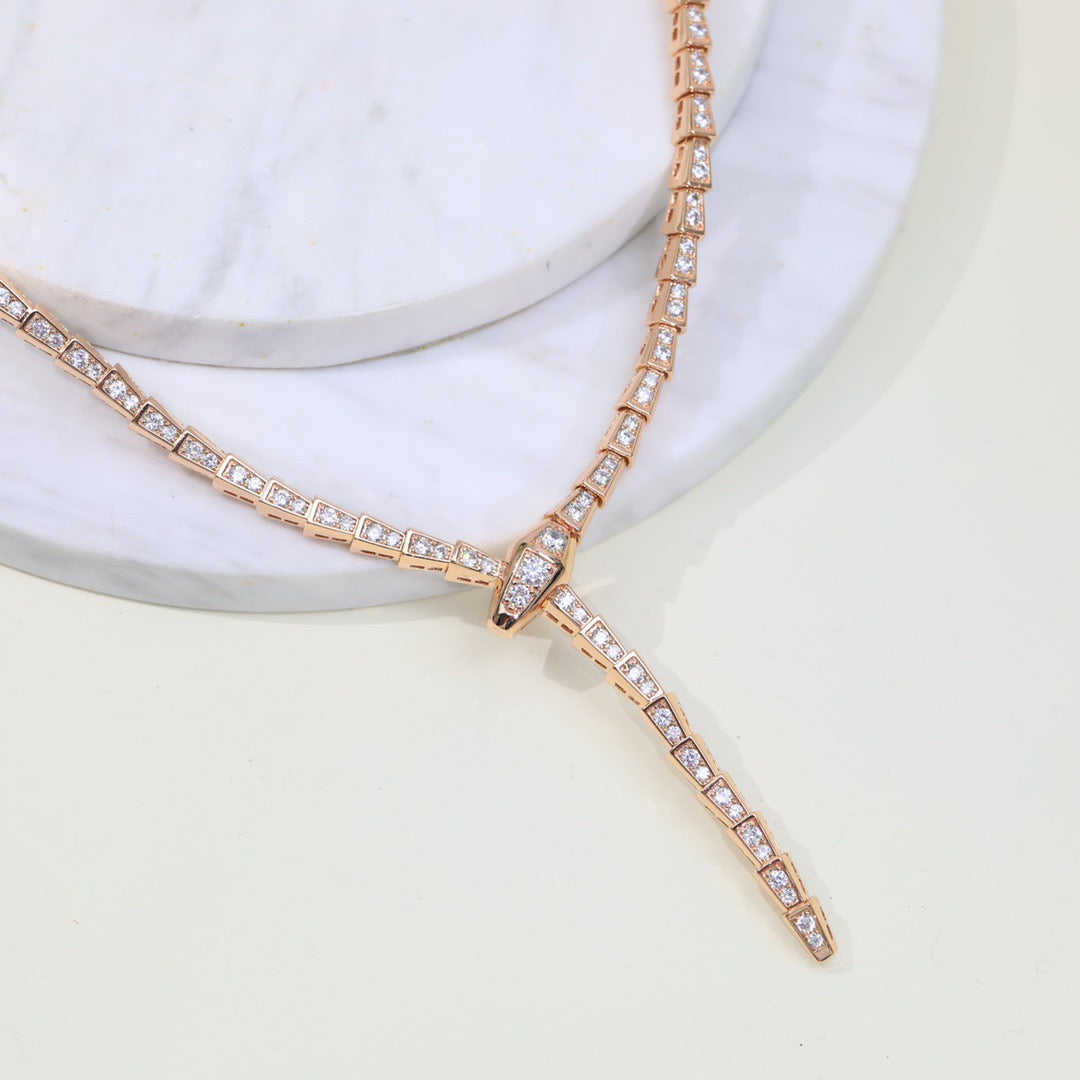 [Windsor Jewelry]SERPENTI NECKLACE SILVER DIAMOND