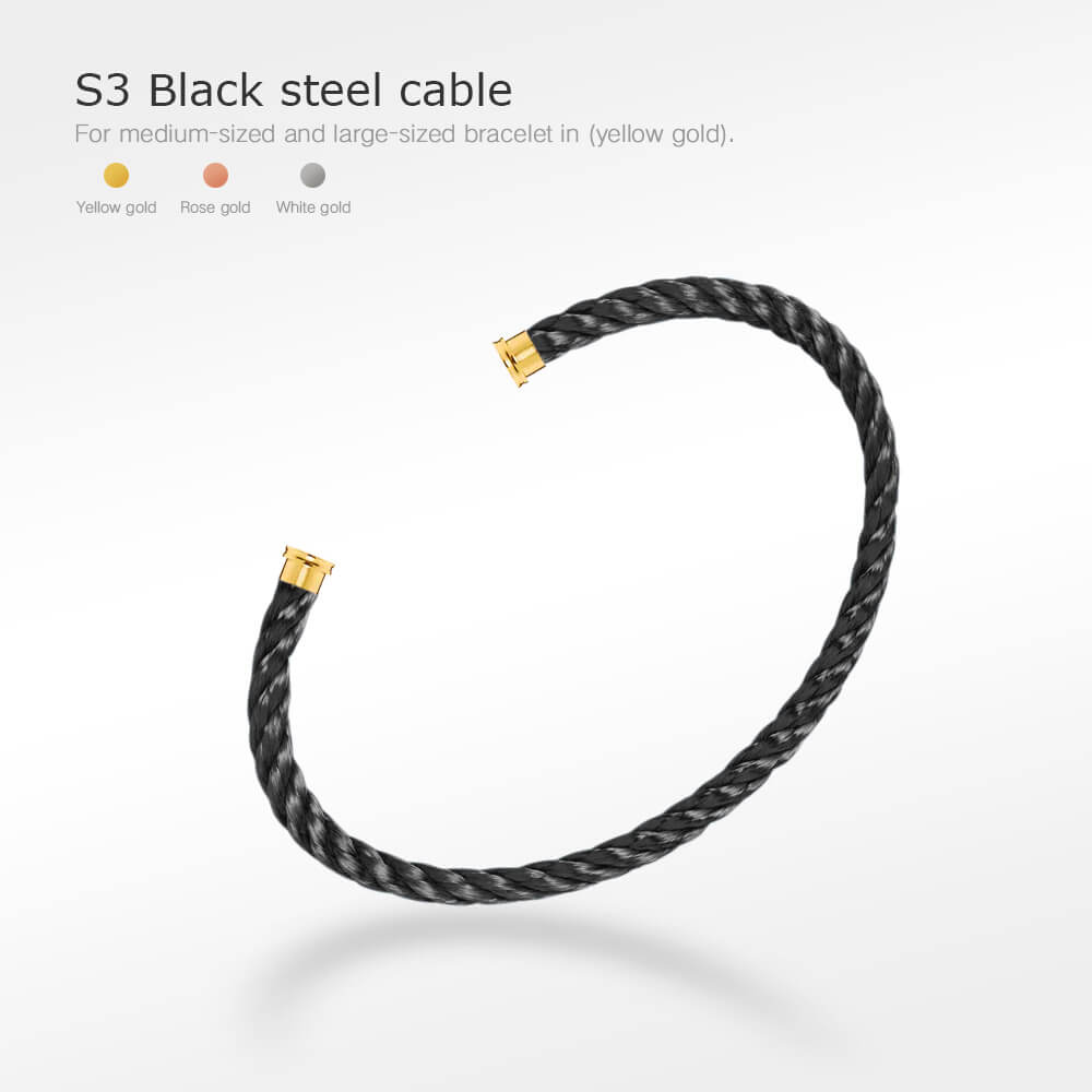 [Windsor Jewelry]FORCE SERIES BRACELET CABLES 50 CHOICES (DIY SELECTION)