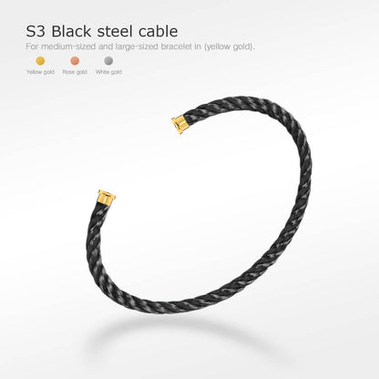 [Windsor Jewelry]FORCE SERIES BRACELET CABLES 50 CHOICES (DIY SELECTION)