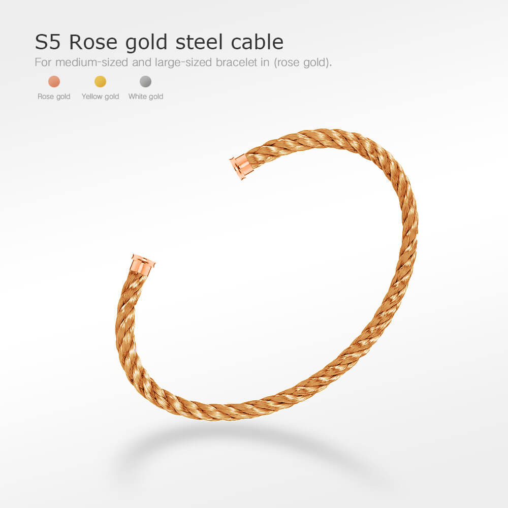 [Windsor Jewelry]FORCE SERIES BRACELET CABLES 50 CHOICES (DIY SELECTION)