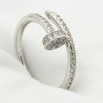 [Windsor Jewelry]JUSTE RING 1.8MM SILVER DIAMONDS