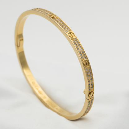 [Windsor Jewelry]LOVE BRACELET 3.65MM DIAMOND-PAVED