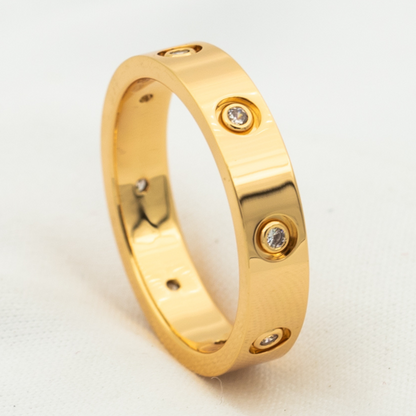 [Windsor Jewelry]LOVE RING 3.6MM 8 DIAMONDS