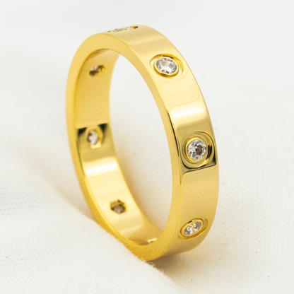 [Windsor Jewelry]LOVE RING 3.6MM 8 DIAMONDS