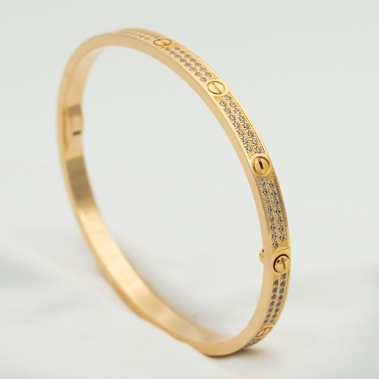 [Windsor Jewelry]LOVE BRACELET 3.65MM DIAMOND-PAVED