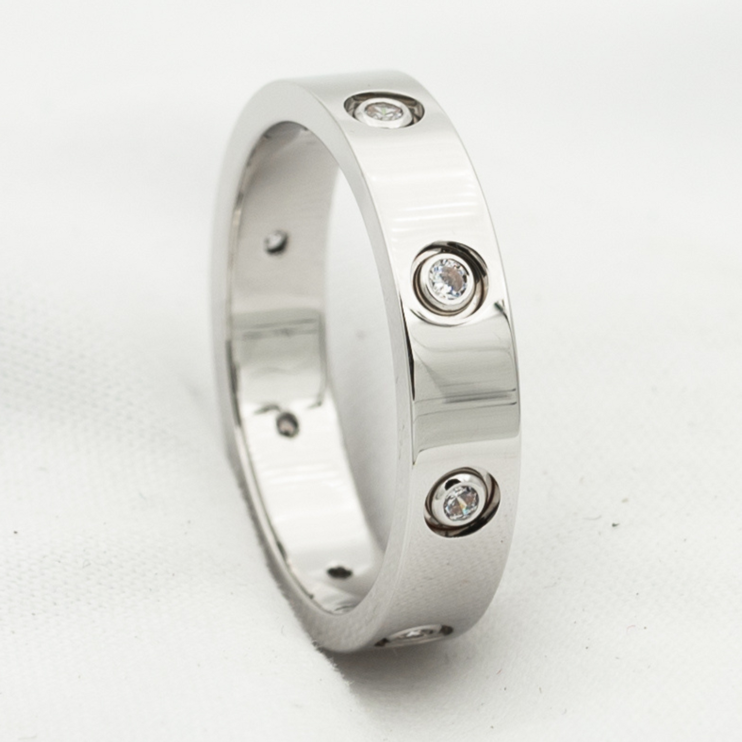 [Windsor Jewelry]LOVE RING 3.6MM 8 DIAMONDS