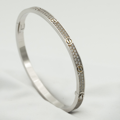 [Windsor Jewelry]LOVE BRACELET 3.65MM DIAMOND-PAVED