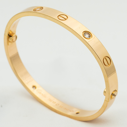 [Windsor Jewelry]LOVE BRACELET 6.1MM 4 DIAMONDS