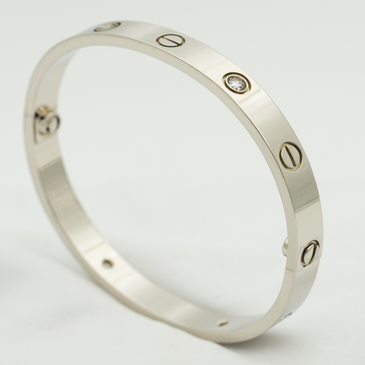 [Windsor Jewelry]LOVE BRACELET 6.1MM 4 DIAMONDS