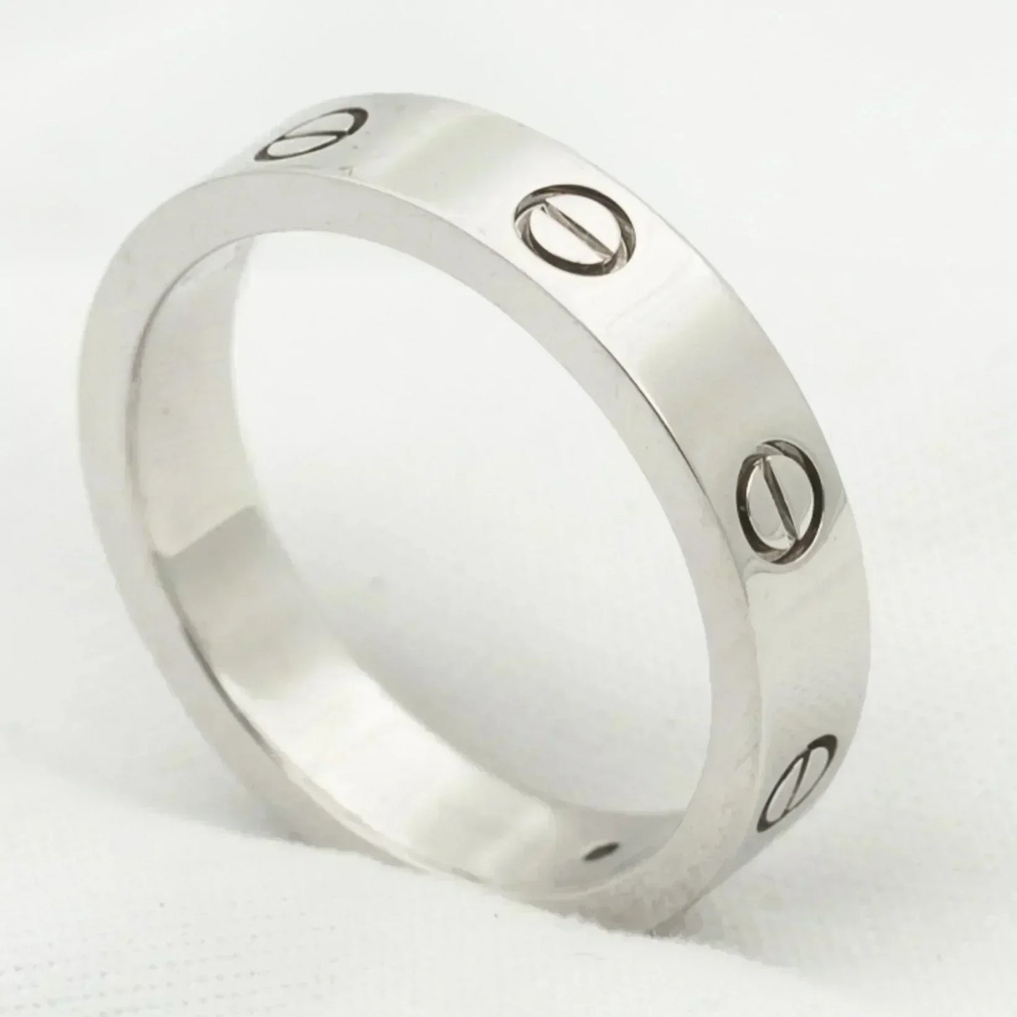 [Windsor Jewelry]LOVE RING 4MM 1 DIAMOND SILVER