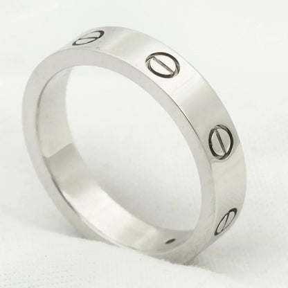 [Windsor Jewelry]LOVE RING 4MM 1 DIAMOND SILVER