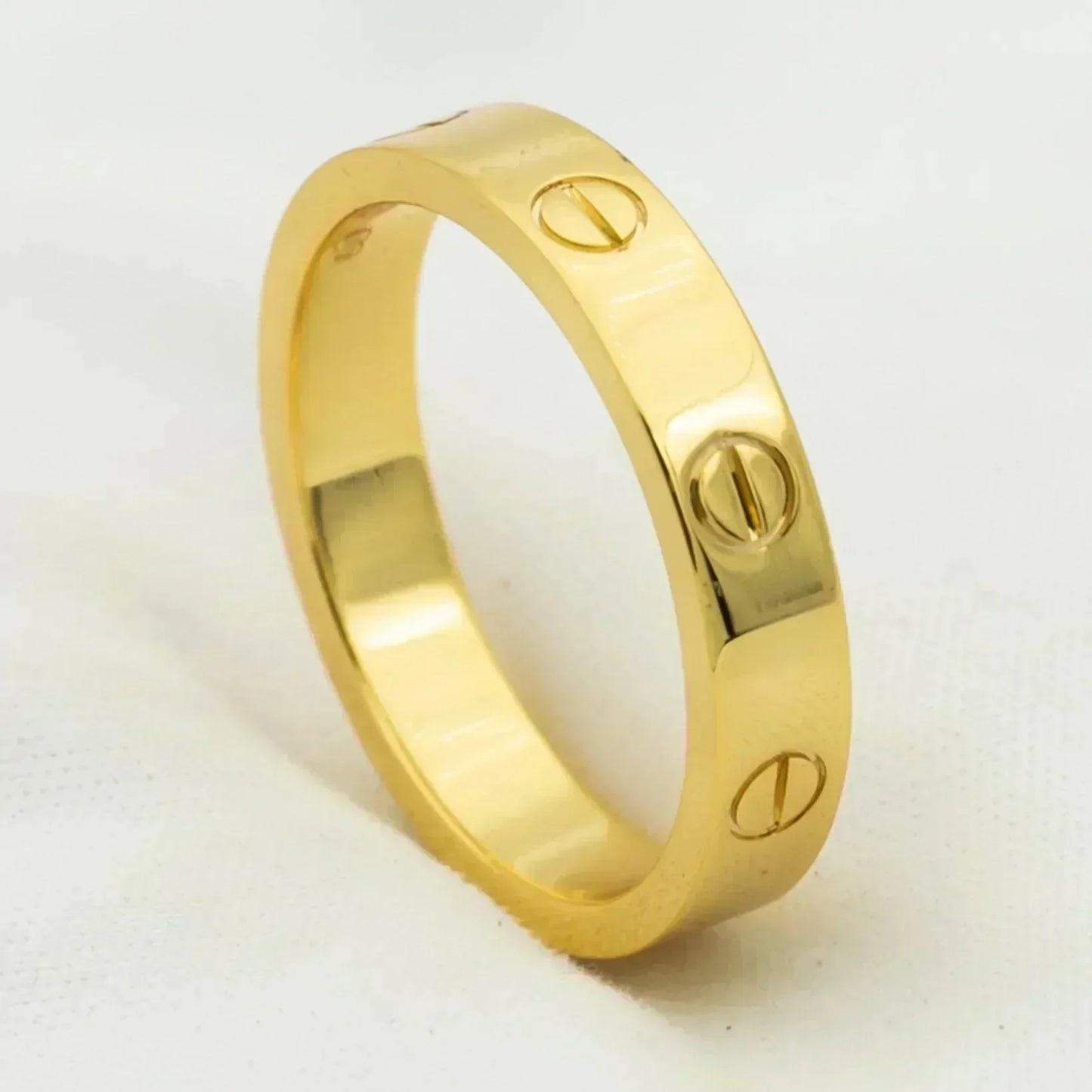 [Windsor Jewelry]LOVE RING 4MM 1 DIAMOND GOLD