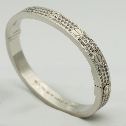 [Windsor Jewelry]LOVE BRACELET 6.1MM DIAMOND-PAVED