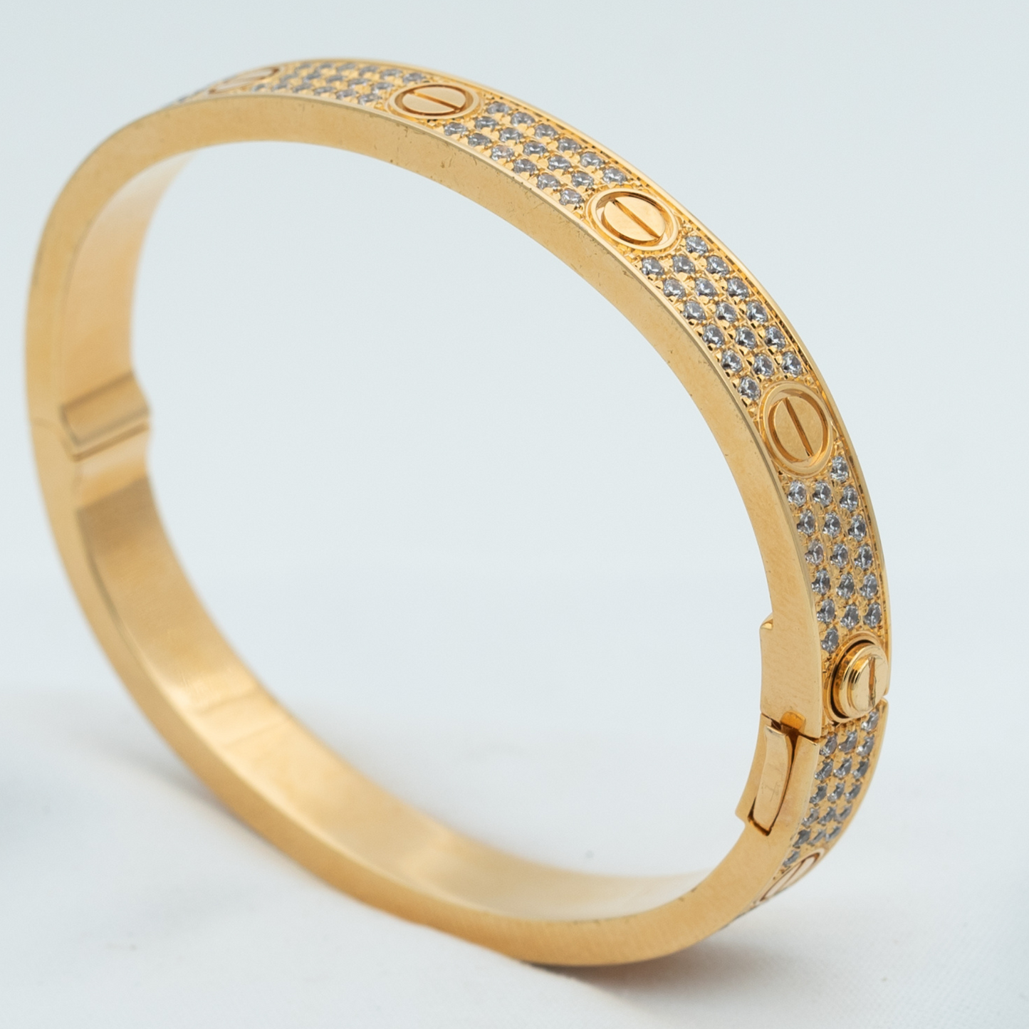 [Windsor Jewelry]LOVE BRACELET 6.1MM DIAMOND-PAVED