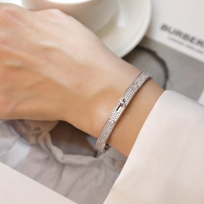 [Windsor Jewelry]KELLY BRACELET DIAMOND PAVED