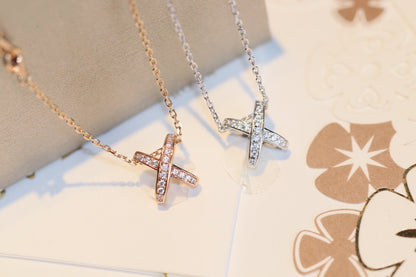 [Windsor Jewelry]JEUX DE DIAMOND NECKLACE