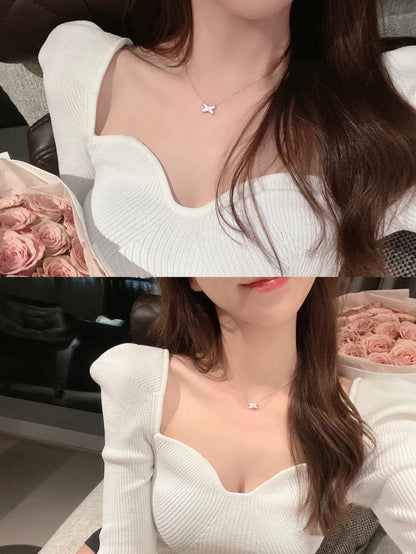 [Windsor Jewelry]JEUX DE NECKLACE 1 DIAMOND