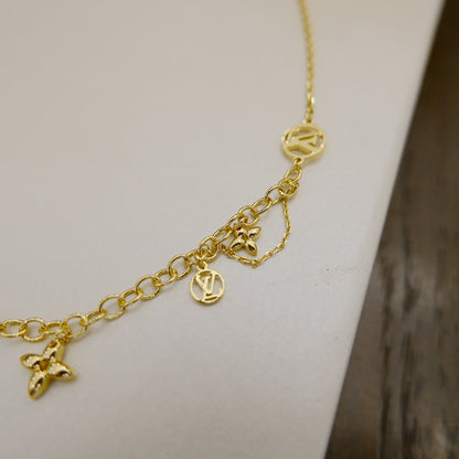 [Windsor Jewelry]BLOOMING SUPPLE NECKLACE BRASS
