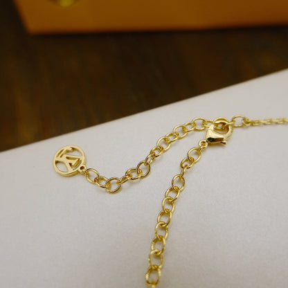 [Windsor Jewelry]BLOOMING SUPPLE NECKLACE BRASS