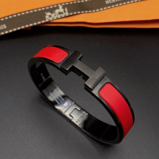 [Windsor Jewelry]CLIC HM SO BLACK RED BRACELET