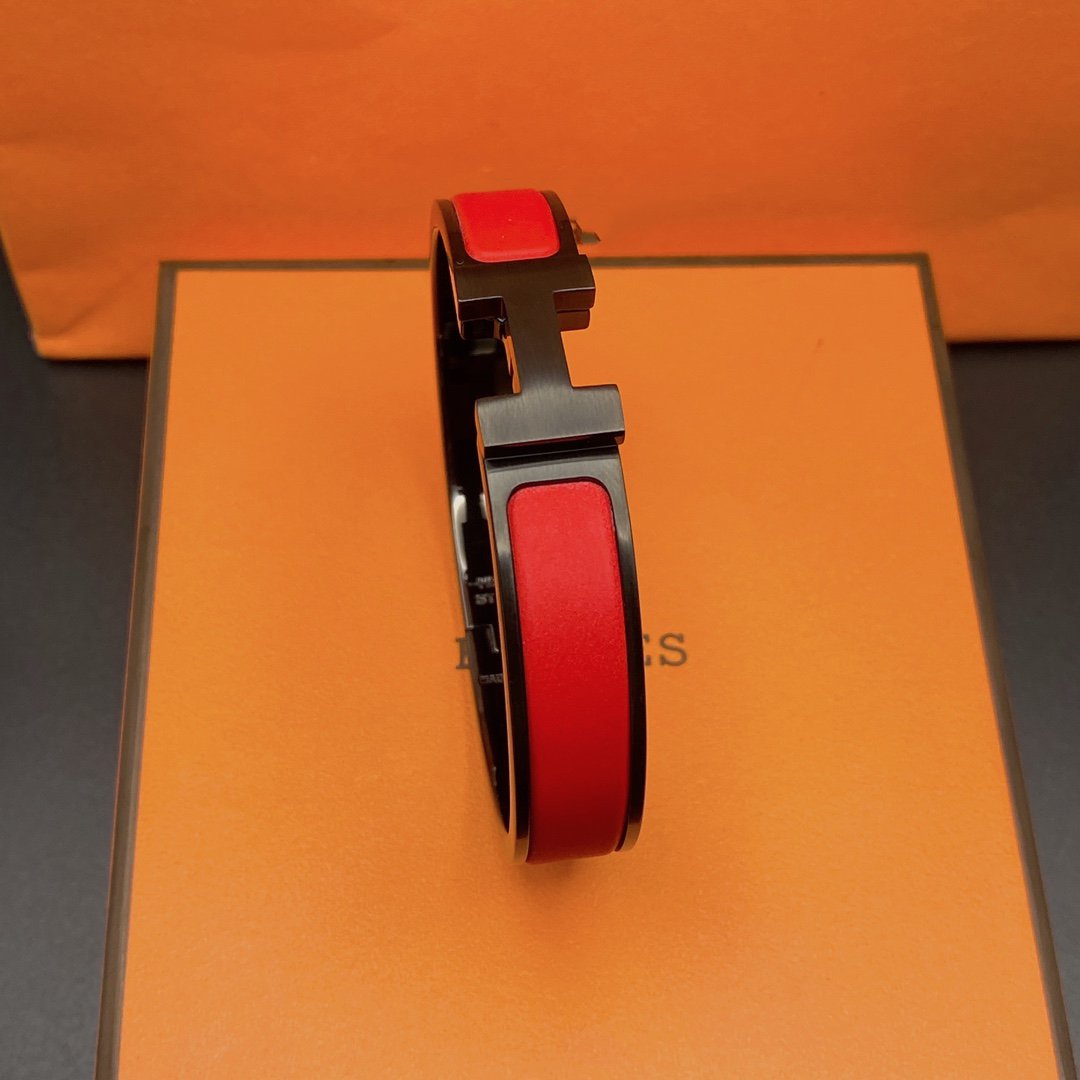 [Windsor Jewelry]CLIC HM SO BLACK RED BRACELET