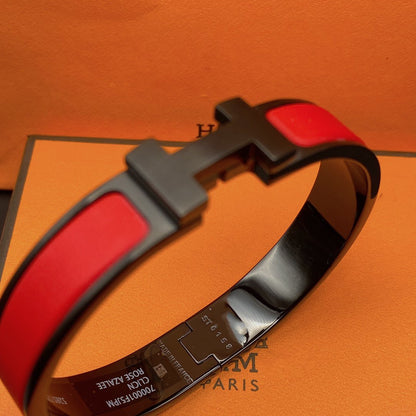 [Windsor Jewelry]CLIC HM SO BLACK RED BRACELET