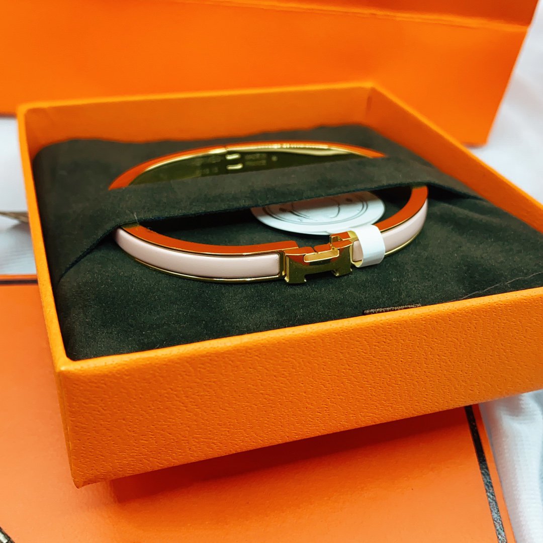 [Windsor Jewelry]CLASSIC HM CLIC  PINK 8MM ENAMEL BRACELET