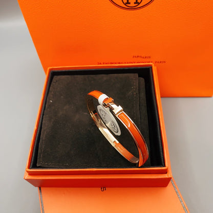 [Windsor Jewelry]CLASSIC HM CLIC RED 8MM ENAMEL BRACELET